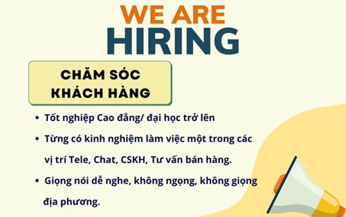 Thành Vinh Holdings tuyển Nhân viên Chăm sóc khách hàng